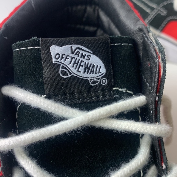 VANS Sk8-Hi x Curtis Kulig Love Me Red Hi-top Sneakers Unisex Women Size 8.5 - Picture 12 of 15